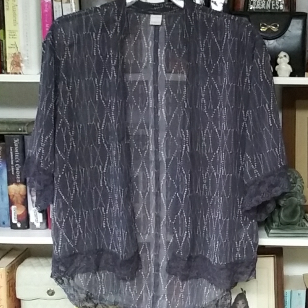 Wild Pearl Sheer Cardigan Size Large